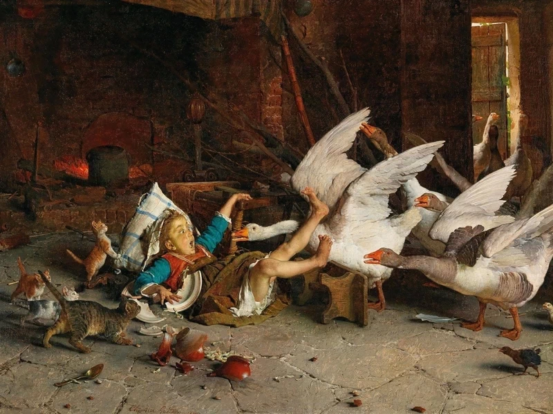 1836-Gaetano Chierici - Patatrac o Un disastro, 1887